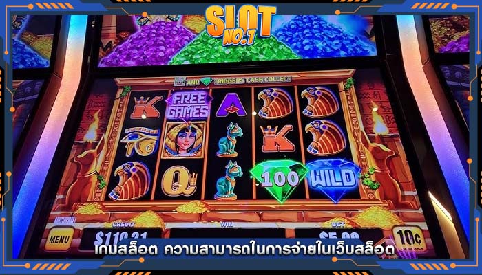 เกมสล็อต ความสามารถในการจ่ายในเว็บสล็อต