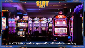 slotzeed เกมสล็อต คุณสมบัติการซื้อโบนัสประเภทต่างๆ