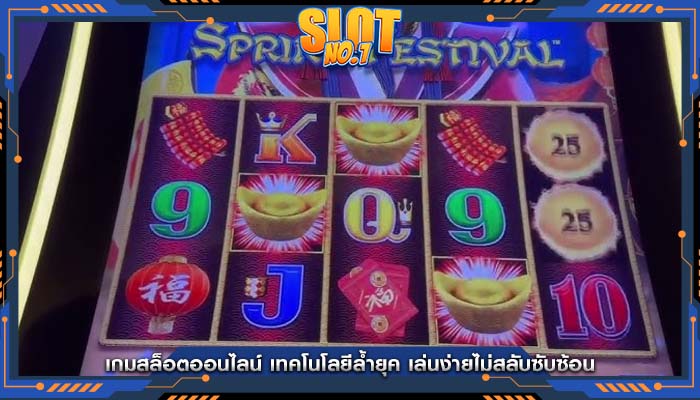 เกมสล็อตออนไลน์ เทคโนโลยีล้ำยุค เล่นง่ายไม่สลับซับซ้อน